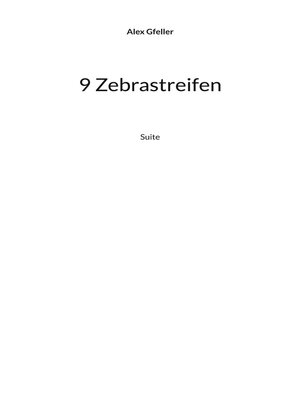 cover image of 9 Zebrastreifen